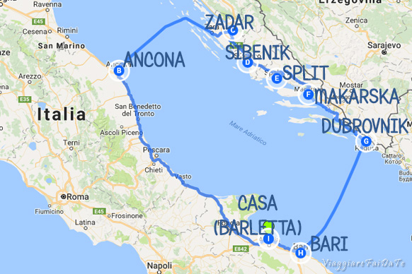 itinerario croazia