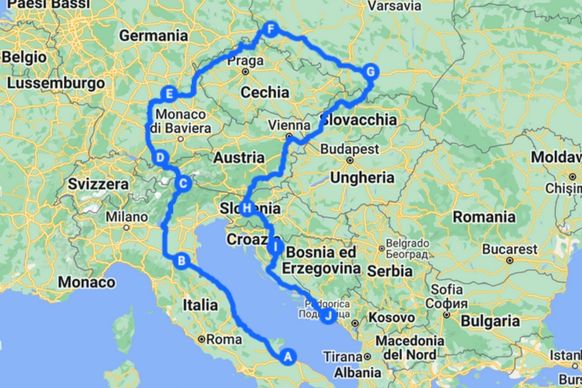 itinerario europa